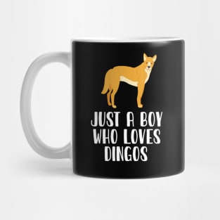 Just A Boy Who Loves Dingos Wildlife Wild Dog Mug